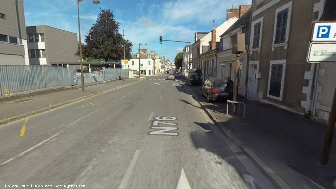 FRANCE photo du radar Bourges Rue Jean Baffier 18 - Cher