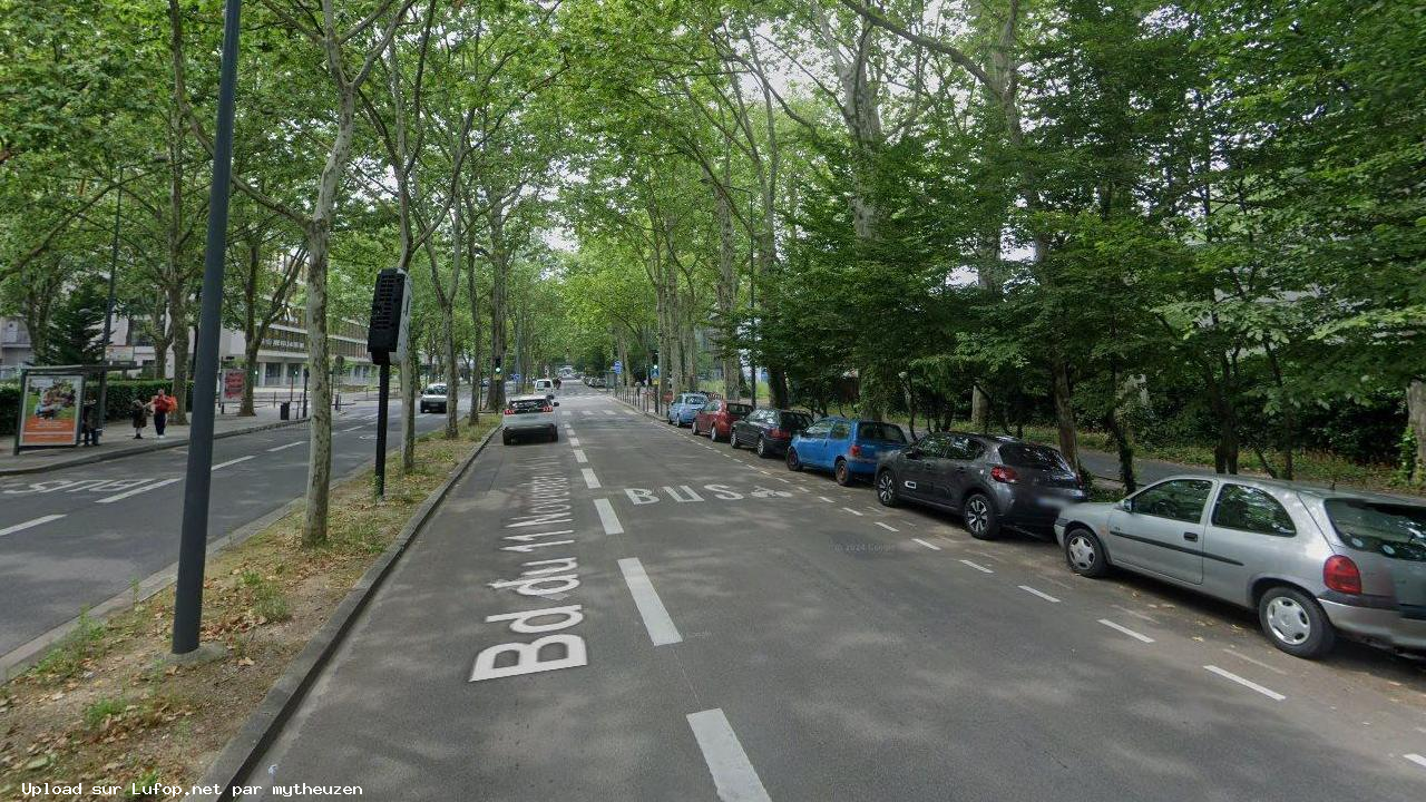 FRANCE photo du radar Villeurbanne Boulevard du 11 Novembre 1918 69 - Rhône