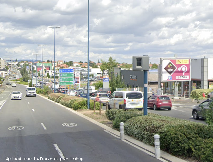 FRANCE photo du radar Clermont-Ferrand boulevard Gustave Flaubert 63 - Puy-de-Dôme