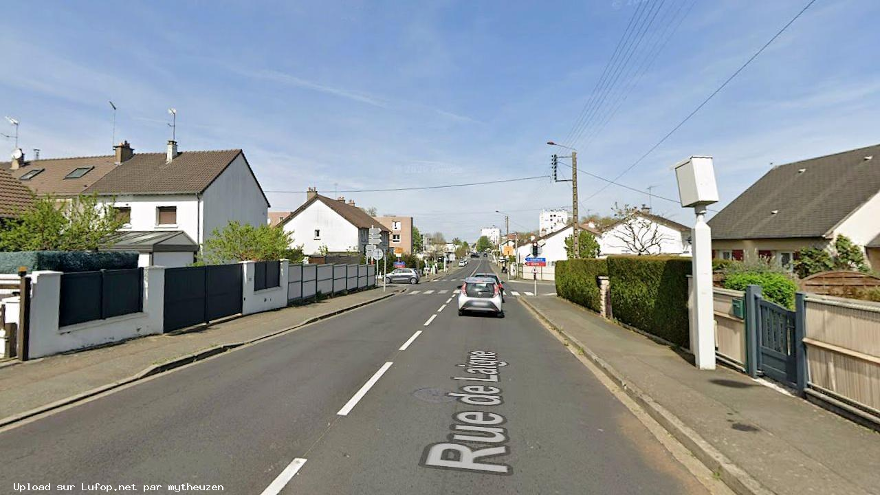 FRANCE photo du radar Le Mans Rue de Laigné 72 - Sarthe
