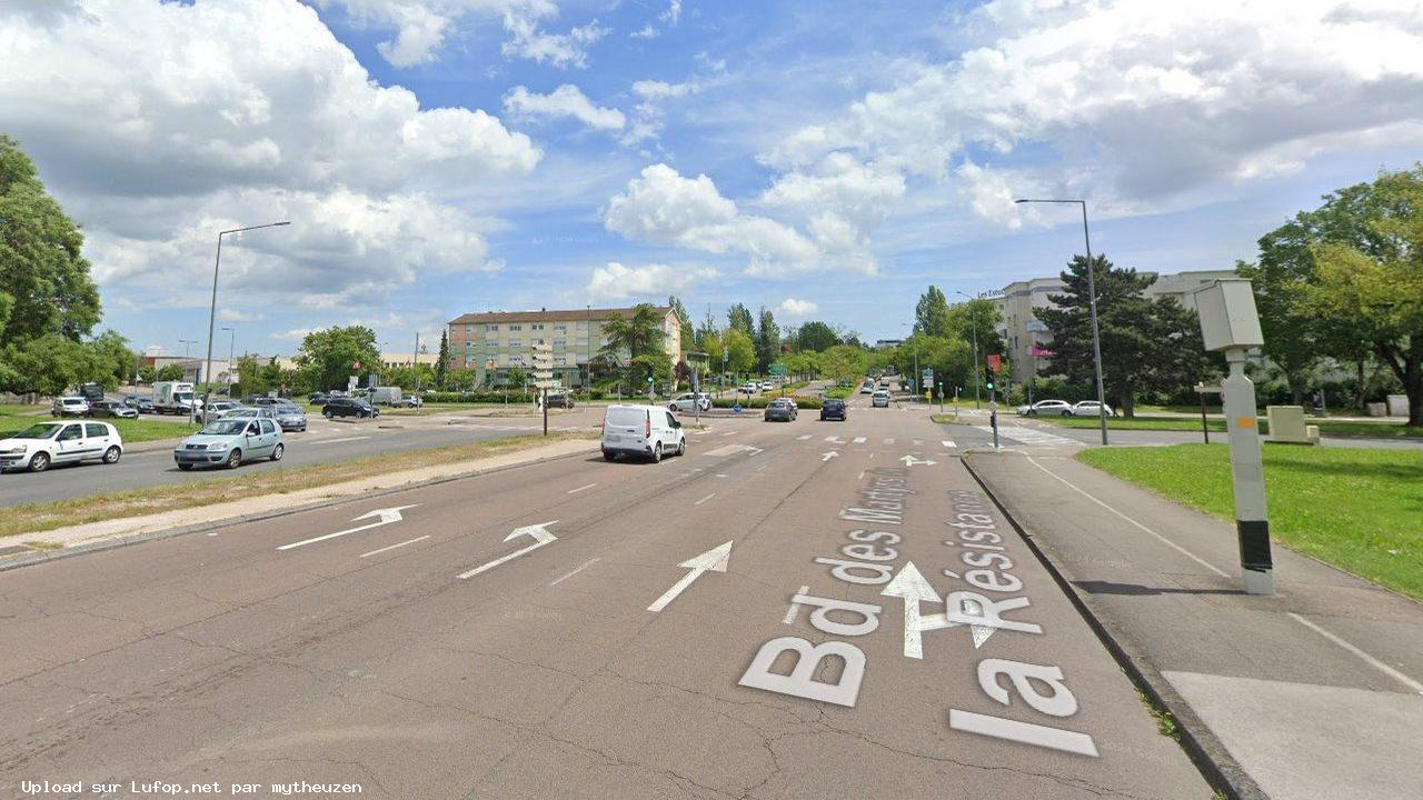 FRANCE photo du radar Dijon Boulevard des Martyrs de la Résistance 21 - Côte-d’Or