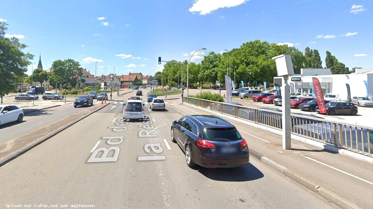 FRANCE photo du radar Dijon Boulevard des Martyrs de la Résistance 21 - Côte-d’Or