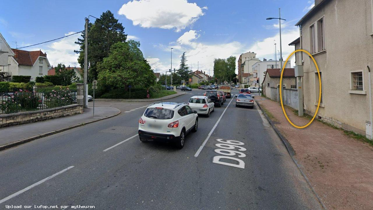 FRANCE photo du radar Dijon Rue de Longvic 21 - Côte-d’Or