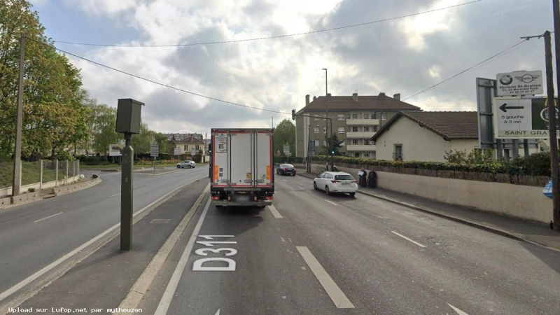 FRANCE photo du radar Argenteuil D311 95 - Val-d’Oise