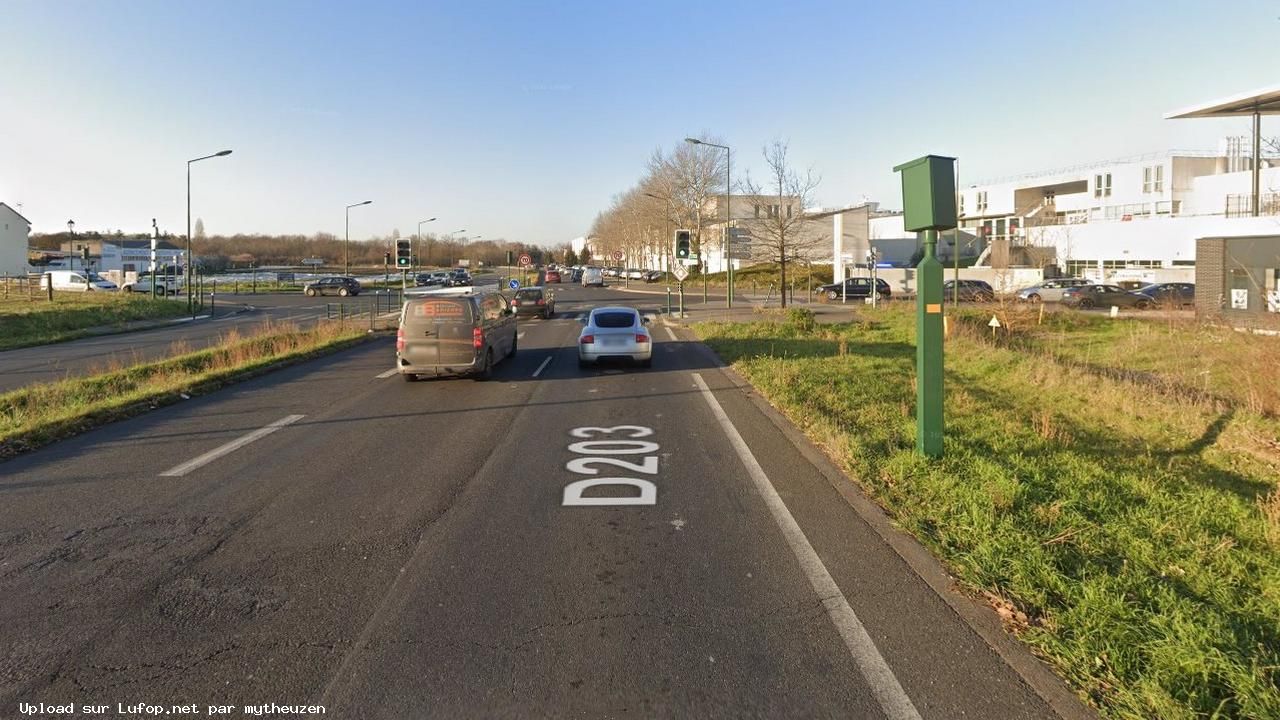 FRANCE photo du radar Neuville-sur-Oise D203 95 - Val-d’Oise