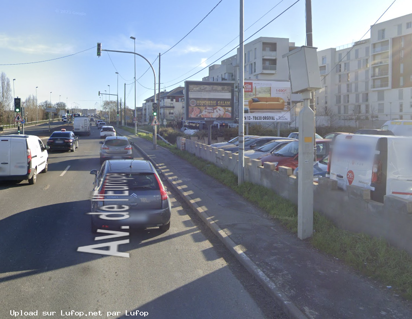 FRANCE photo du radar Carrières-sous-Poissy D190 78 - Yvelines