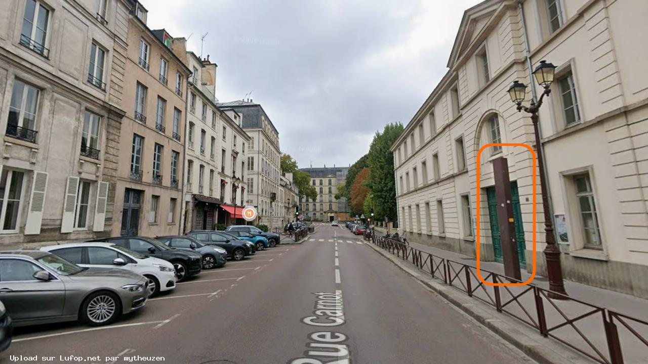 FRANCE photo du radar Versailles Rue Carnot 78 - Yvelines