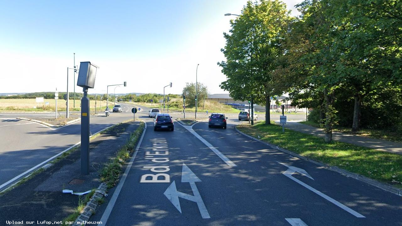 FRANCE photo du radar Cergy Boulevard d