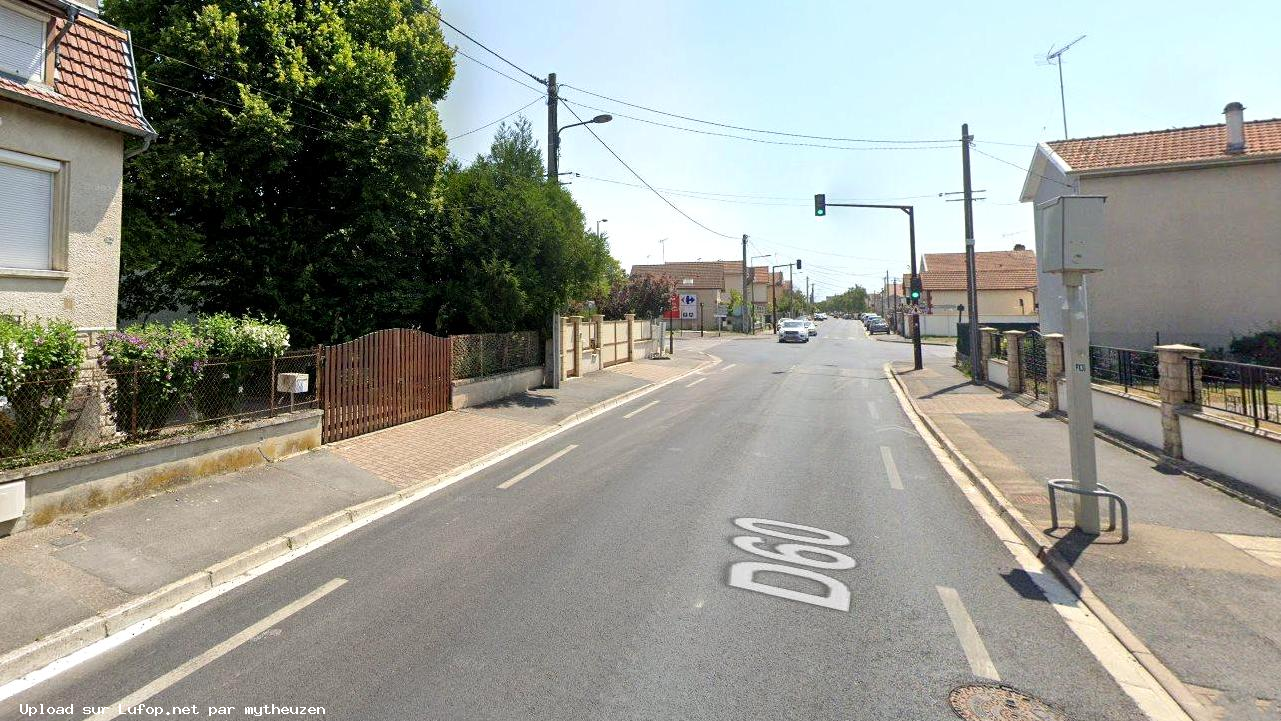 FRANCE photo du radar Châlons-en-Champagne D60 51 - Marne