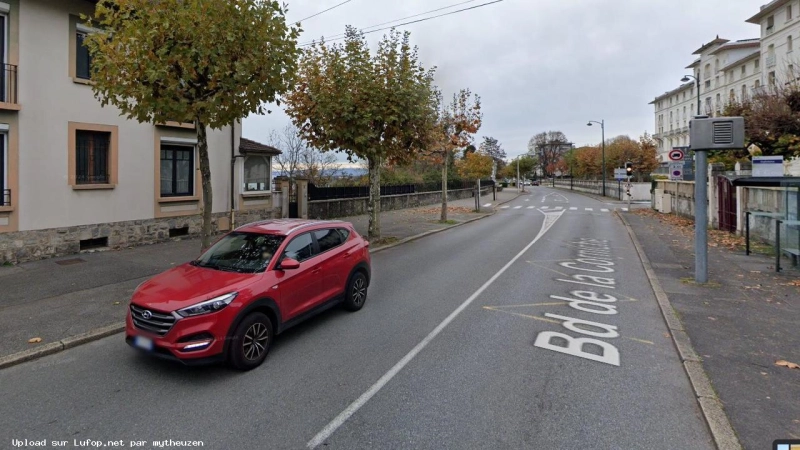 FRANCE photo du radar Thonon-les-Bains Boulevard de la Corniche 74 - Haute-Savoie FRANCE photo du radar Thonon-les-Bains Boulevard de la Corniche 74 - Haute-Savoie