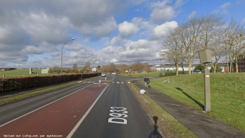 FRANCE photo du radar Amiens D933 80 - Somme