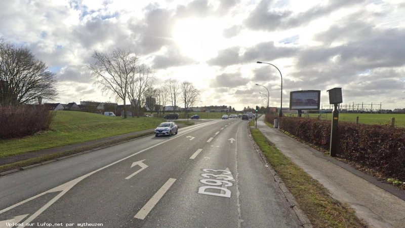 FRANCE photo du radar Amiens D933 80 - Somme