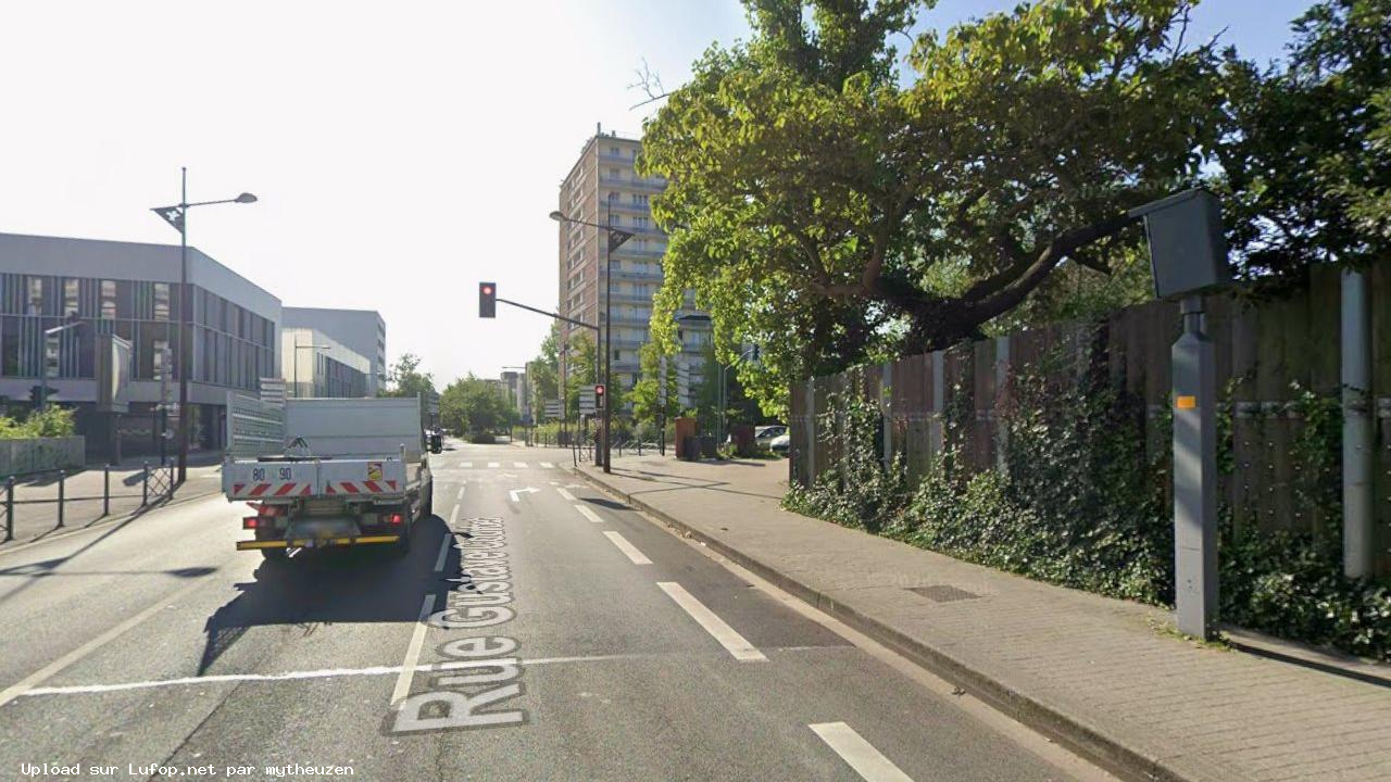 FRANCE photo du radar Lille Rue Gustave Courbet 59 - Nord