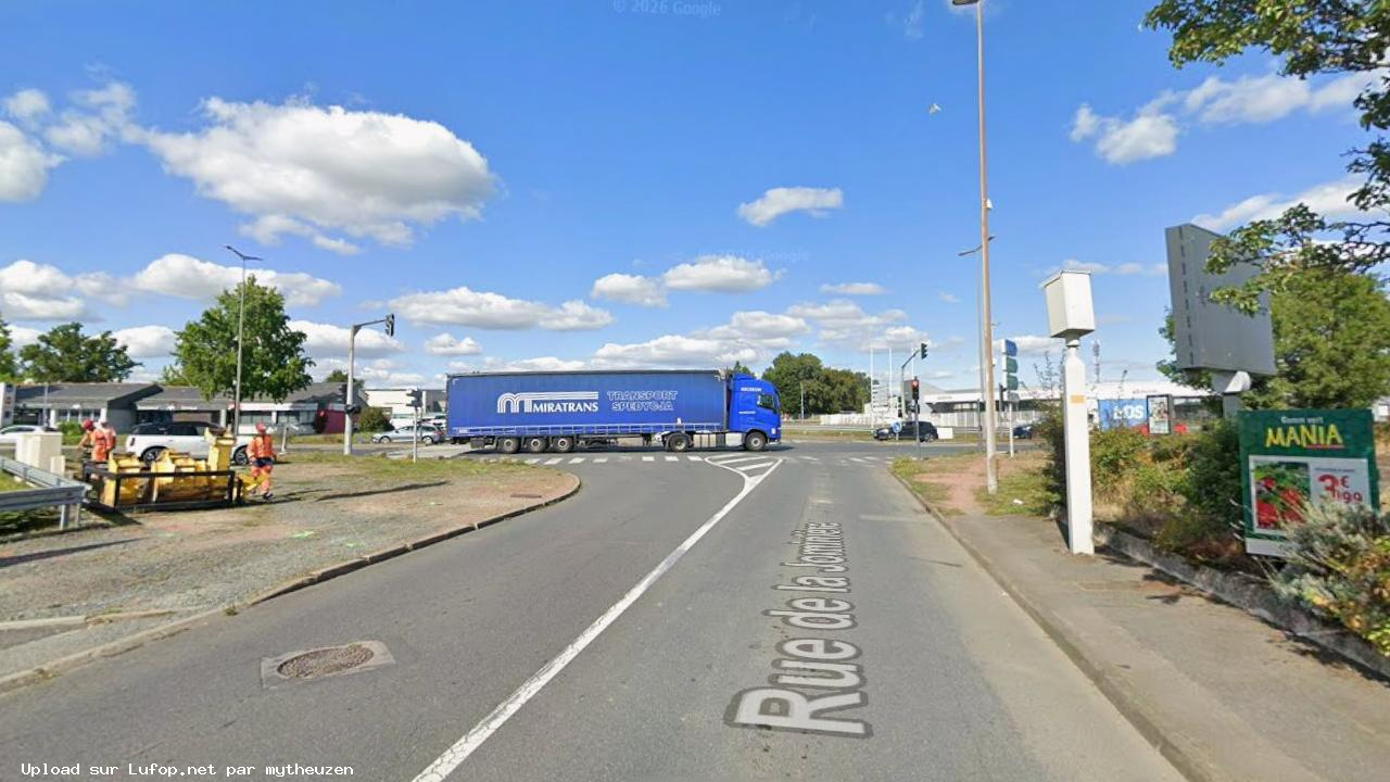 FRANCE photo du radar Cholet Rue de la Jominière 49 - Maine-et-Loire