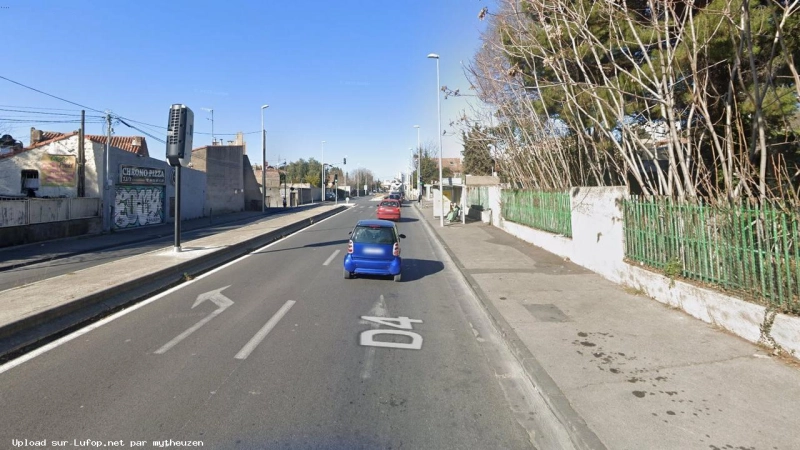 FRANCE photo du radar Marseille Boulevard Roland Dorgelès 13 - Bouches-du-Rhône