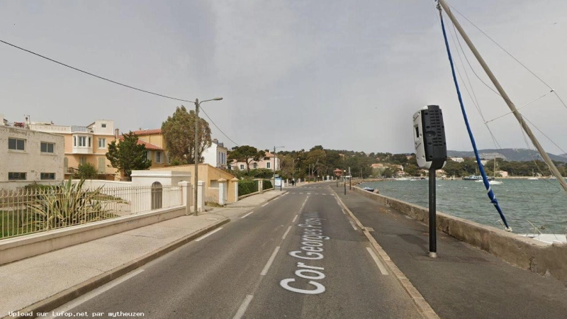 FRANCE photo du radar La Seyne sur Mer Corniche Georges Pompidou 83 - Var