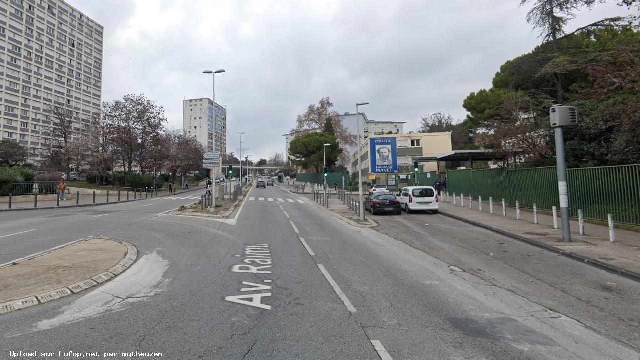 FRANCE photo du radar Marseille Avenue Raimu 13 - Bouches-du-Rhône