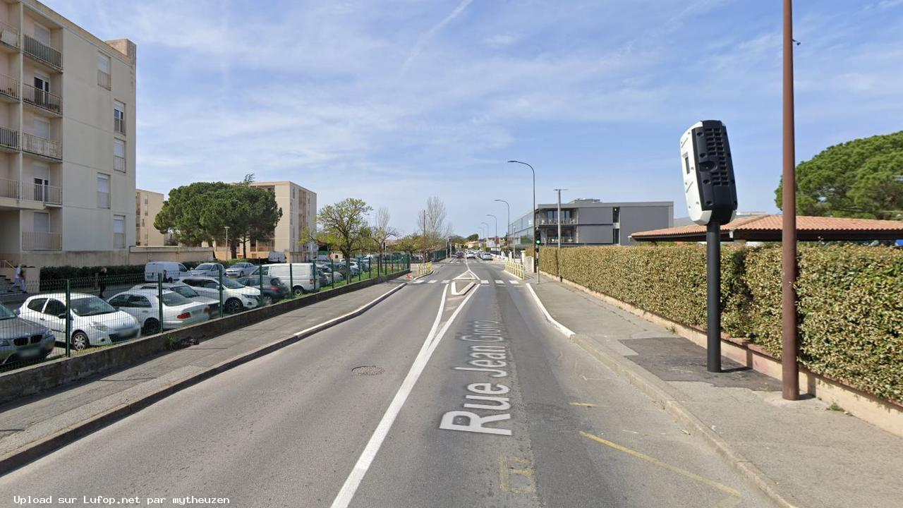 FRANCE photo du radar Fréjus Rue Jean Giono 83 - Var