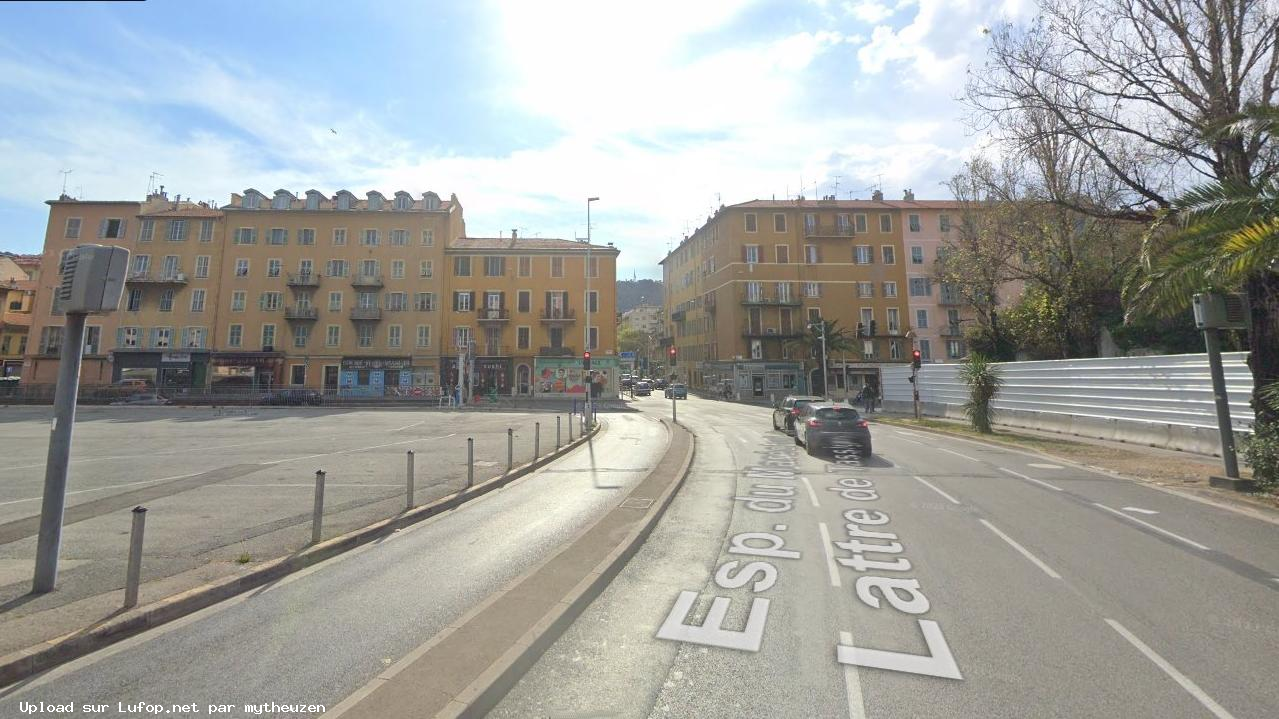 FRANCE photo du radar Nice Esplanade du Maréchal de Lattre de Tassigny 06 - Alpes-Maritimes