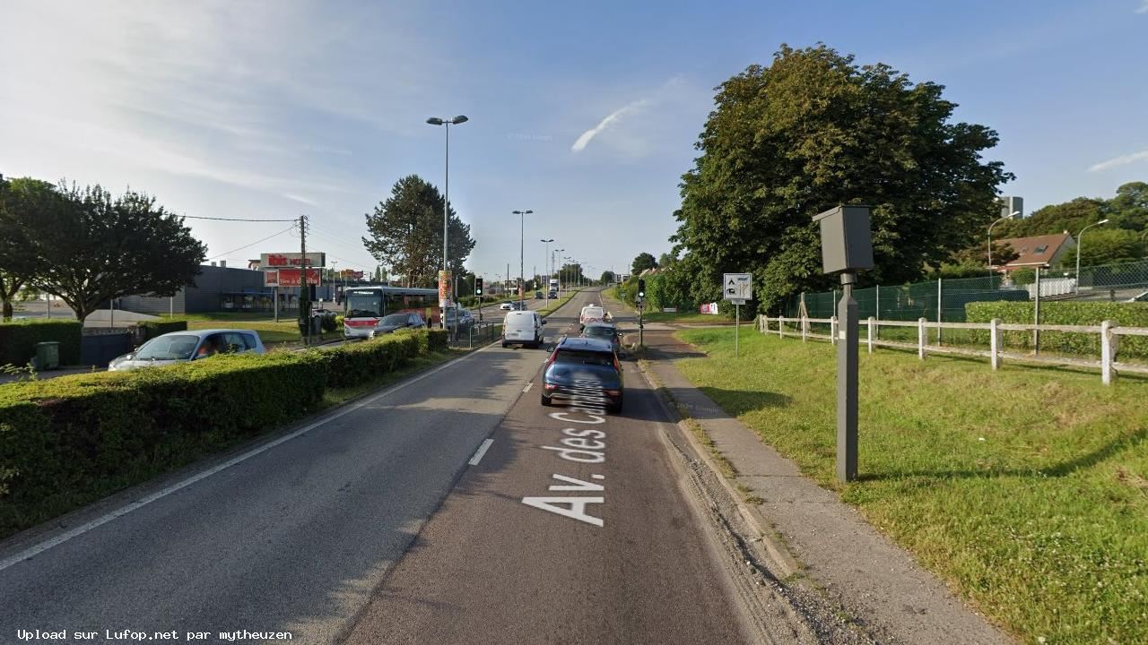 FRANCE photo du radar Dieppe Avenue des Canadiens 76 - Seine-Maritime