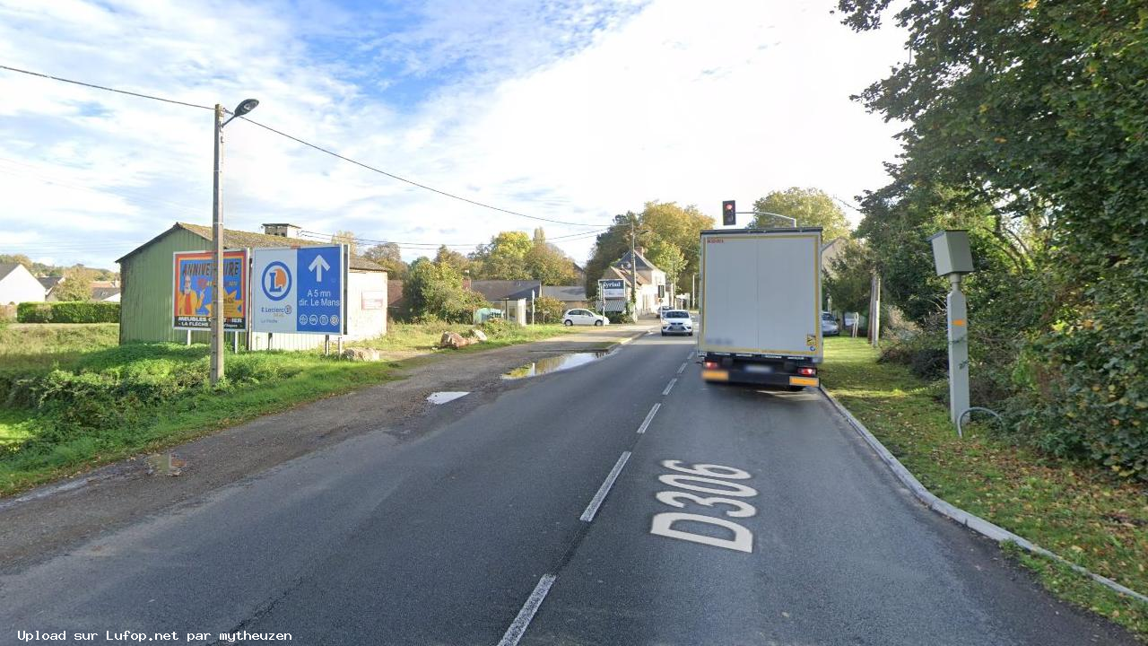 FRANCE photo du radar La Flèche D306 72 - Sarthe