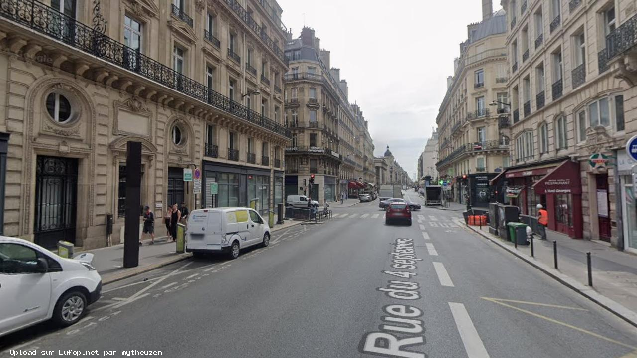 FRANCE photo du radar Paris Rue du Quatre Septembre 75 - Paris