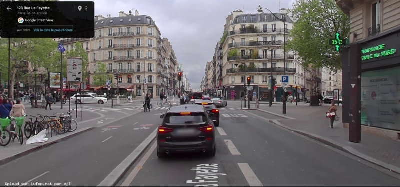 FRANCE photo du radar Paris Rue La Fayette 75 - Paris