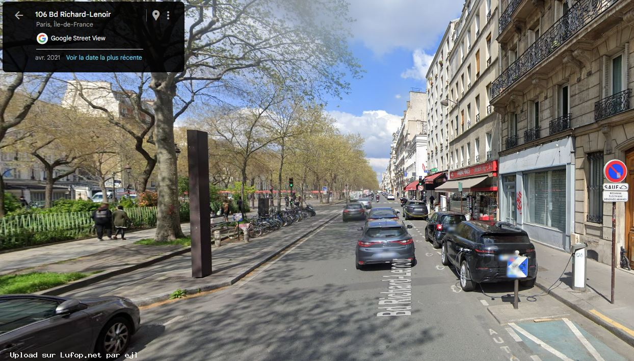 FRANCE photo du radar Paris Boulevard Richard-Lenoir 75 - Paris