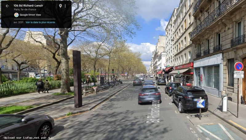 FRANCE photo du radar Paris Boulevard Richard-Lenoir 75 - Paris