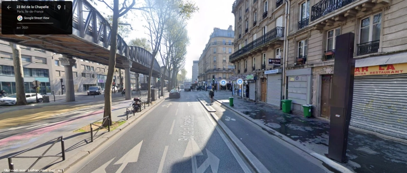 FRANCE photo du radar Paris Boulevard de la Chapelle 75 - Paris
