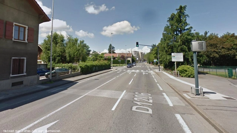 FRANCE photo du radar Annemasse D1206 74 - Haute-Savoie