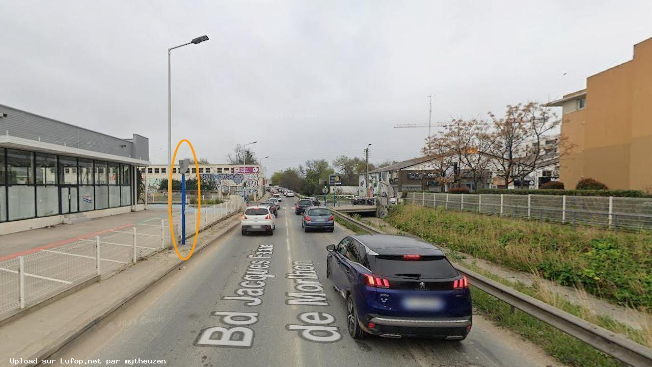 FRANCE photo du radar Montpellier Boulevard Jacques Fabre de Morlhon 34 - Hérault