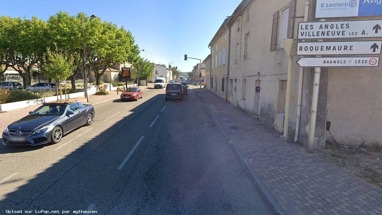 FRANCE photo du radar Remoulins Avenue Geoffroy Perret 30 - Gard