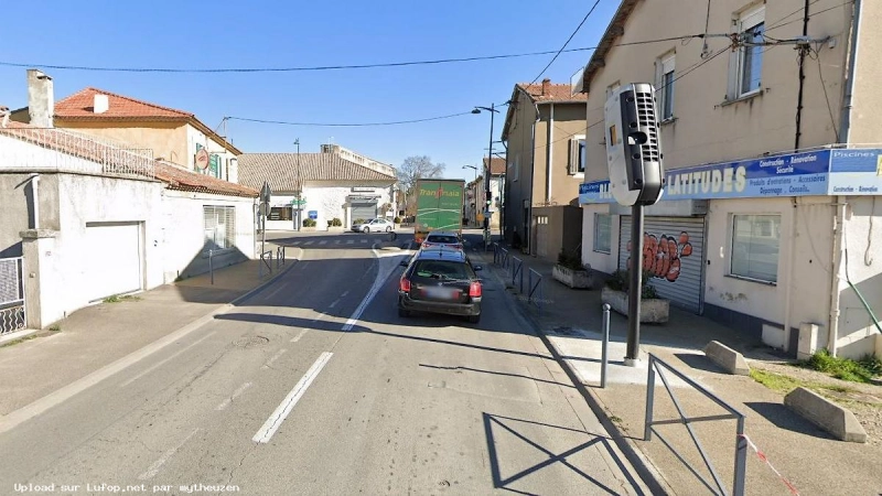FRANCE photo du radar Plan-d&acute;Orgon Route de Saint Rémy 13 - Bouches-du-Rhône