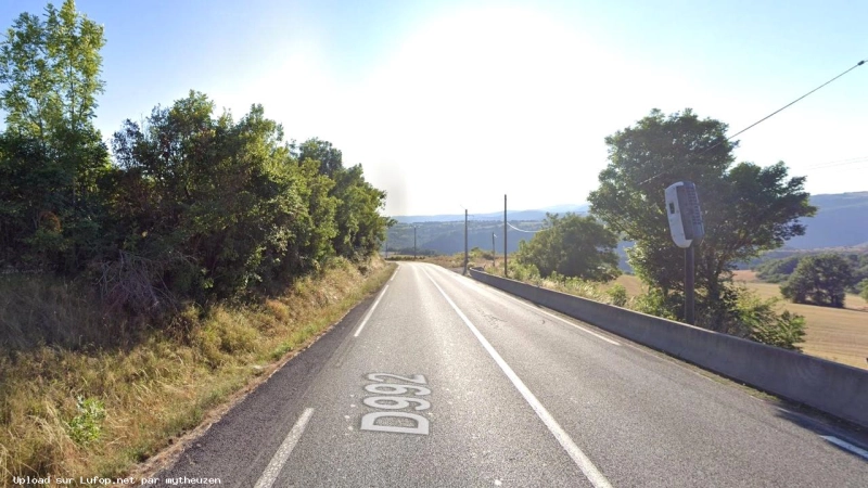 FRANCE photo du radar Saint-Georges-de-Luzençon D992 12 - Aveyron