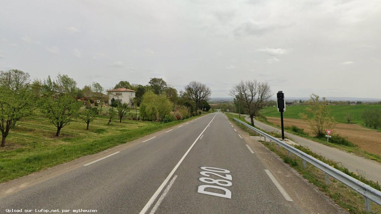 FRANCE photo du radar Montalzat D820 82 - Tarn-et-Garonne