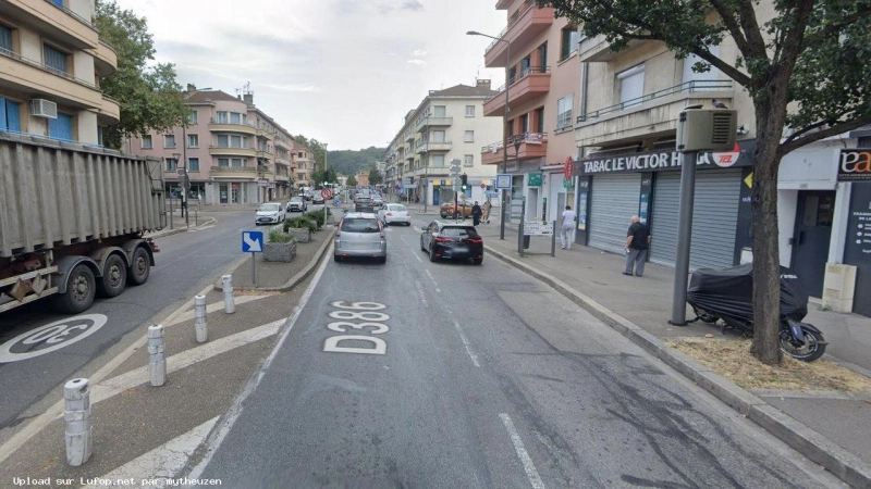 FRANCE photo du radar Givors D386 69 - Rhône FRANCE photo du radar Givors D386 69 - Rhône