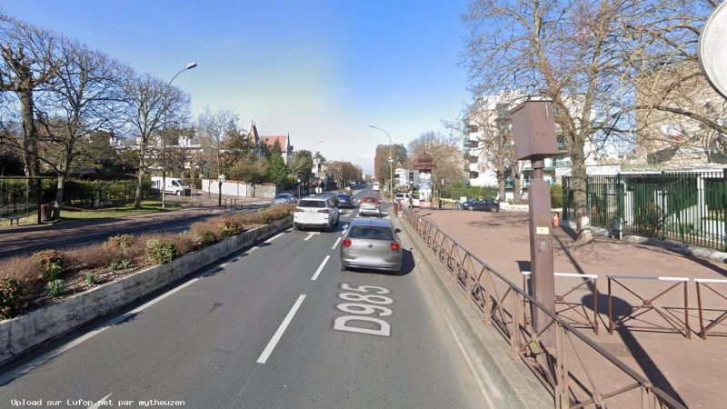 FRANCE photo du radar Saint-Cloud Boulevard de la République 92 - Hauts-de-Seine