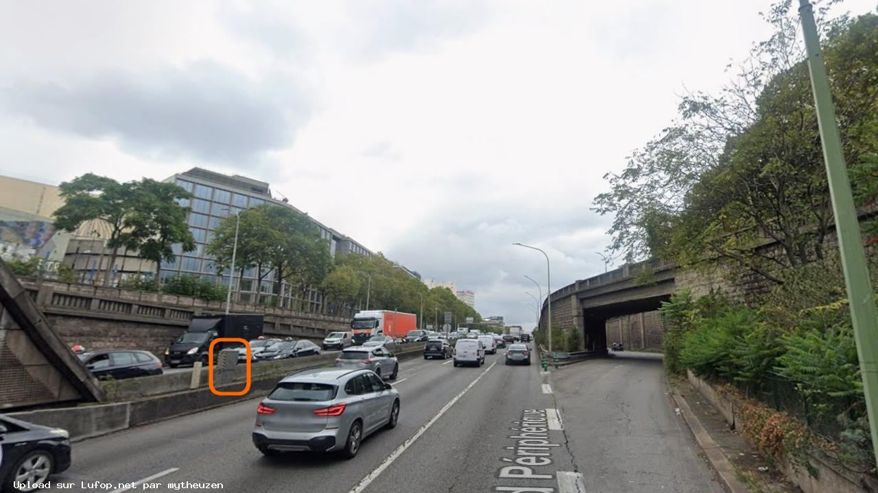 FRANCE photo du radar Paris Bd Périphérique intérieur 75 - Paris