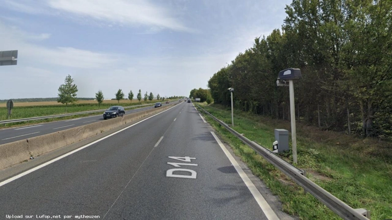 FRANCE photo du radar Sagy D14 95 - Val-d'Oise