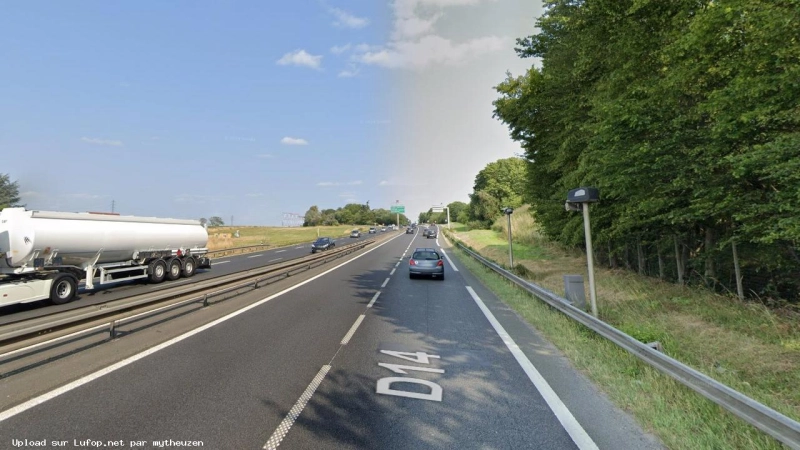 FRANCE photo du radar Puiseux-Pontoise D14 95 - Val-d'OIse