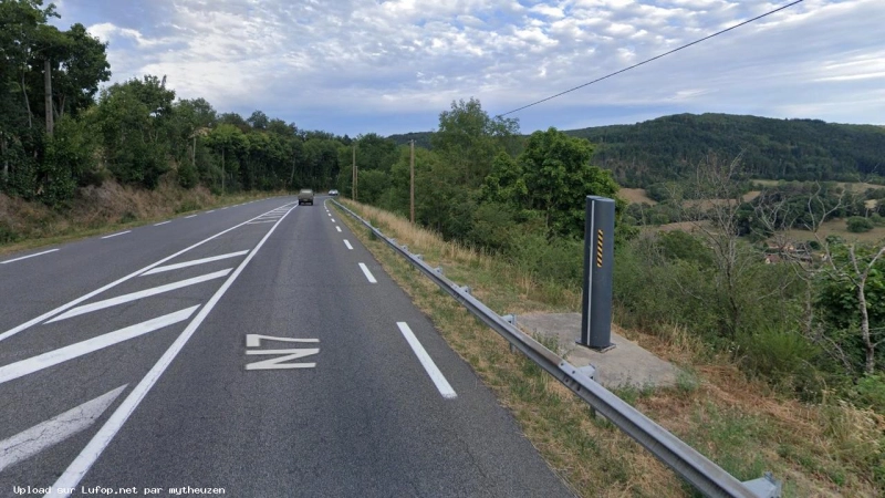 FRANCE photo du radar Joux N7 69 - Rhône