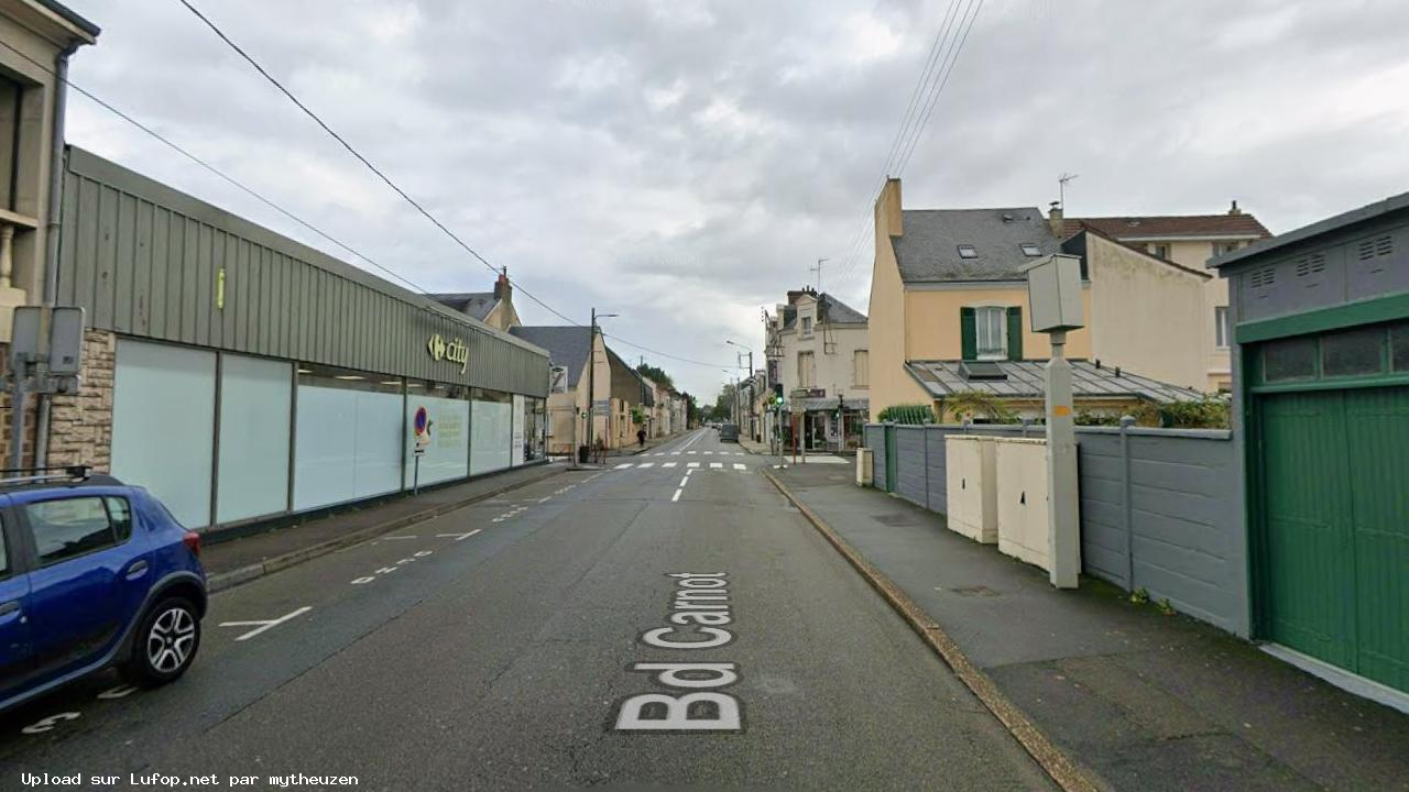 FRANCE photo du radar Le Mans Boulevard Carnot 72 - Sarthe
