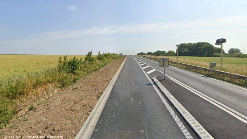 FRANCE photo du radar Mondicourt N25 62 - Pas-de-Calais