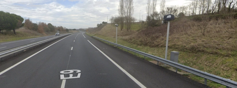 FRANCE photo du radar Nailloux A66 31 - Haute-Garonne FRANCE photo du radar Nailloux A66 31 - Haute-Garonne