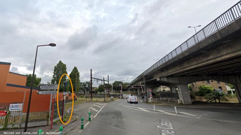 FRANCE photo du radar Le Mans Rue de la Foucaudière 72 - Sarthe