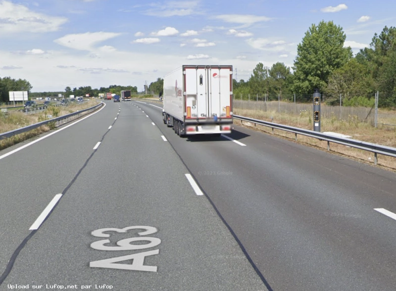 FRANCE photo du radar Solferino A63 40 - Landes FRANCE photo du radar Solferino A63 40 - Landes