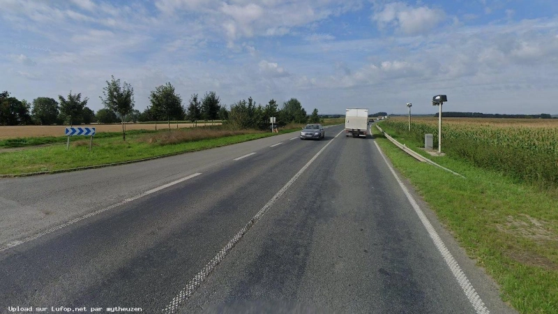 FRANCE photo du radar Basseux N25 62 - Pas-de-Calais