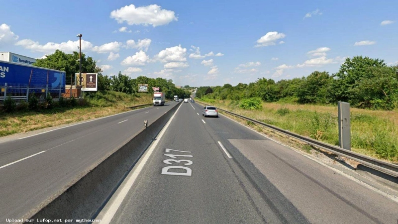 FRANCE photo du radar Vaud'herland D317 95 - Val-d’Oise