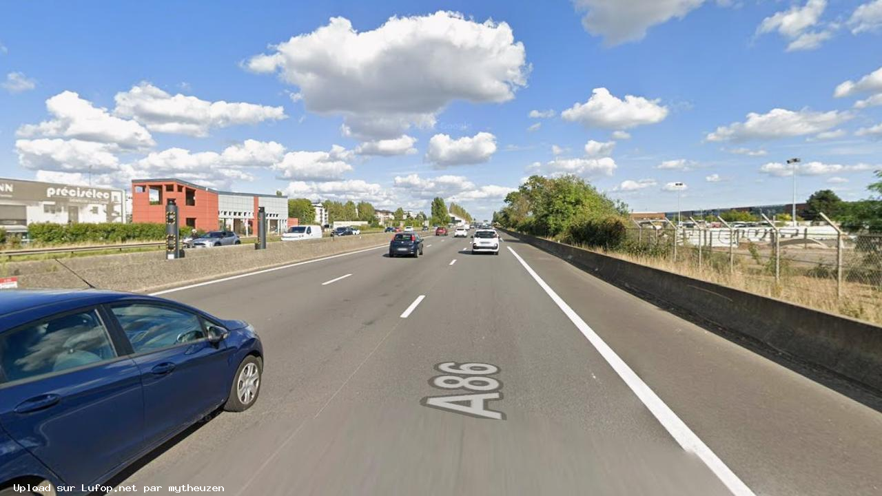 FRANCE photo du radar Vélizy-Villacoublay A86 78 - Yvelines